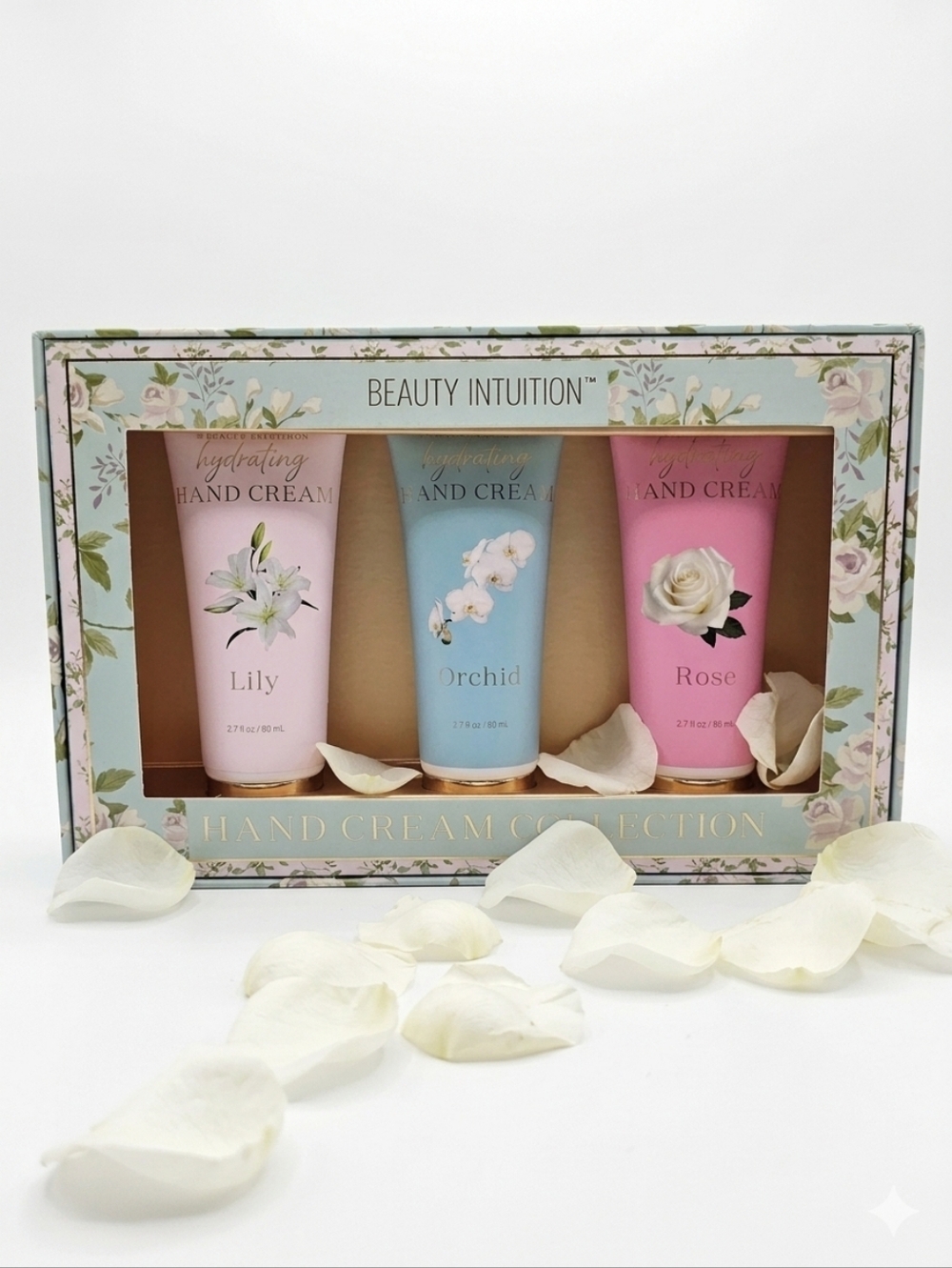 Beauty Intuition Floral Hand Cream Trio - Lilly, Orchid, & Rose